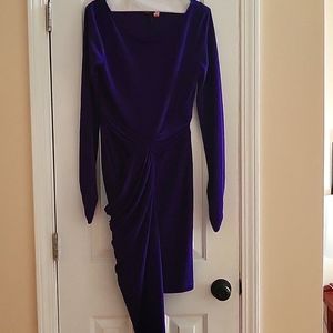 BCBG Max Azria purple cocktail dress